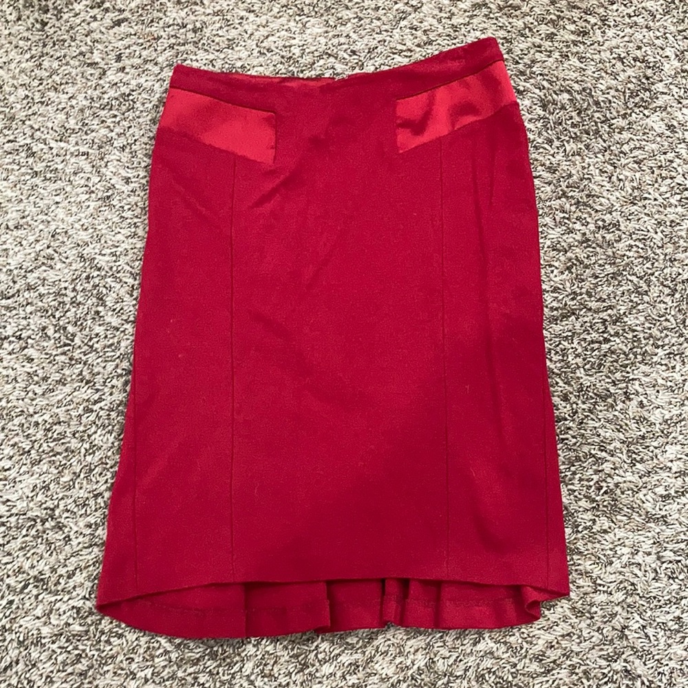 Red bebe skirt